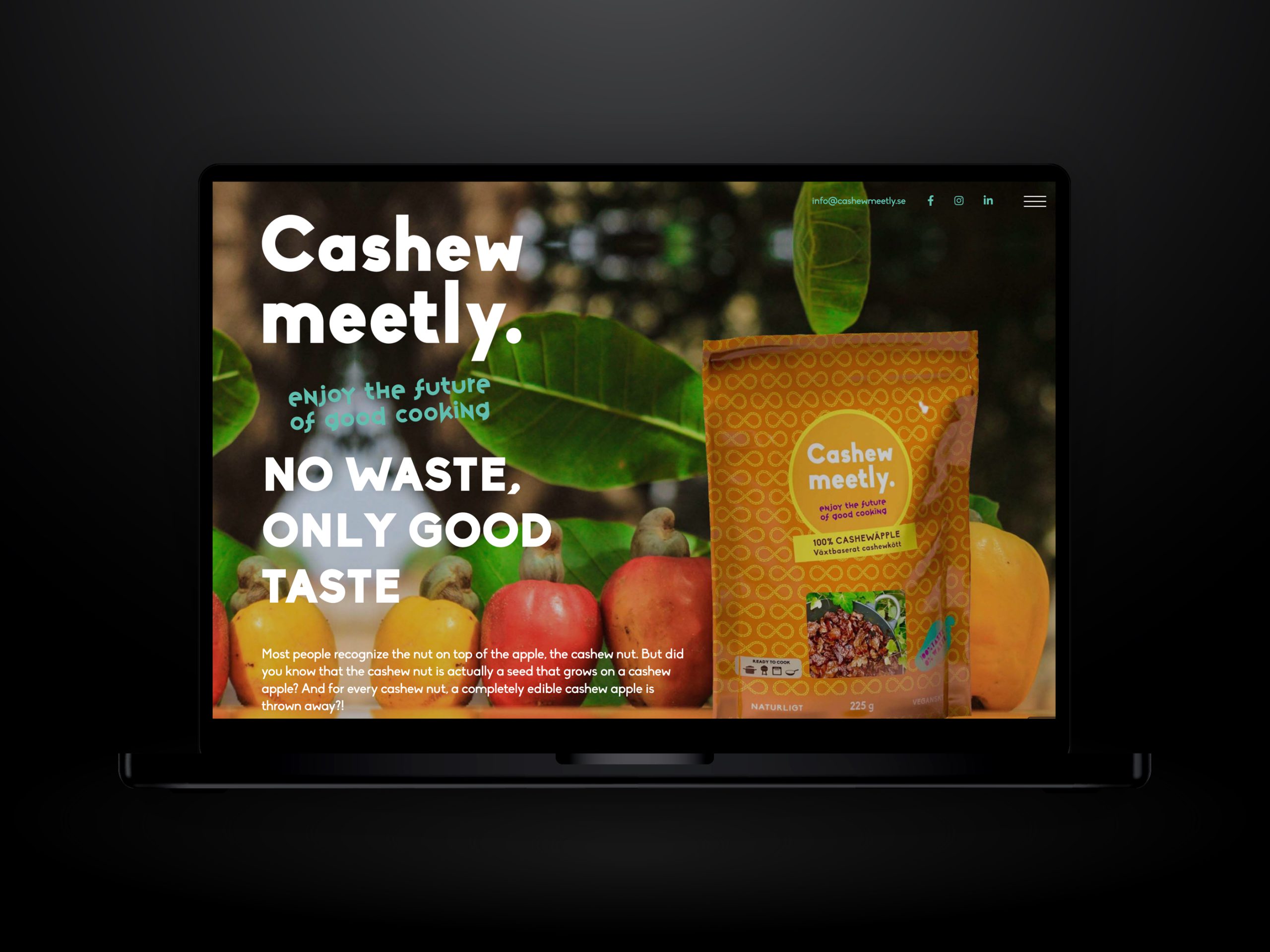 Webbutveckling.se - Cashew Meetly - Hemsida i Wordpress