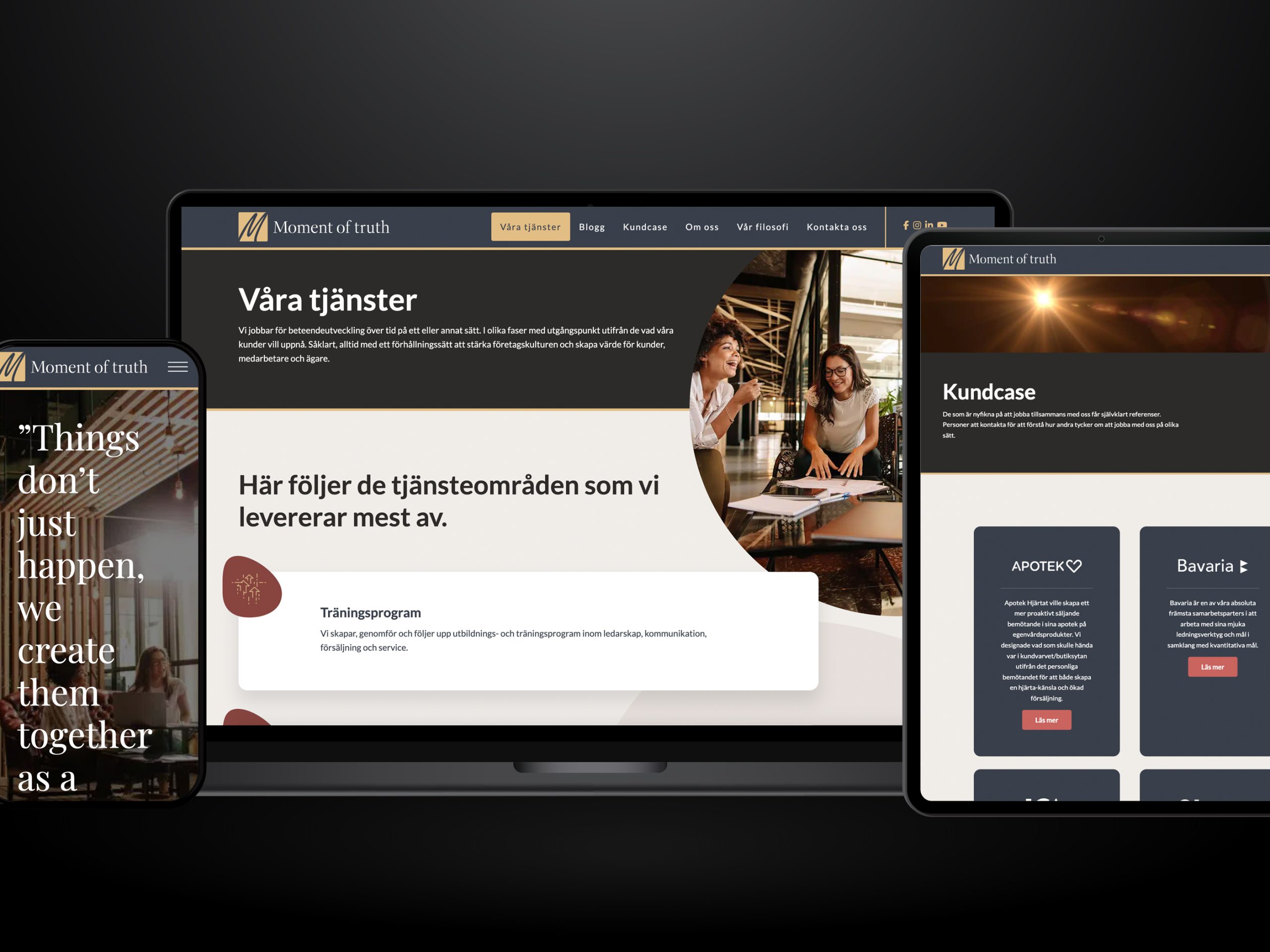 Webbutveckling.se - Moment of Truth - Hemsida i Wordpress