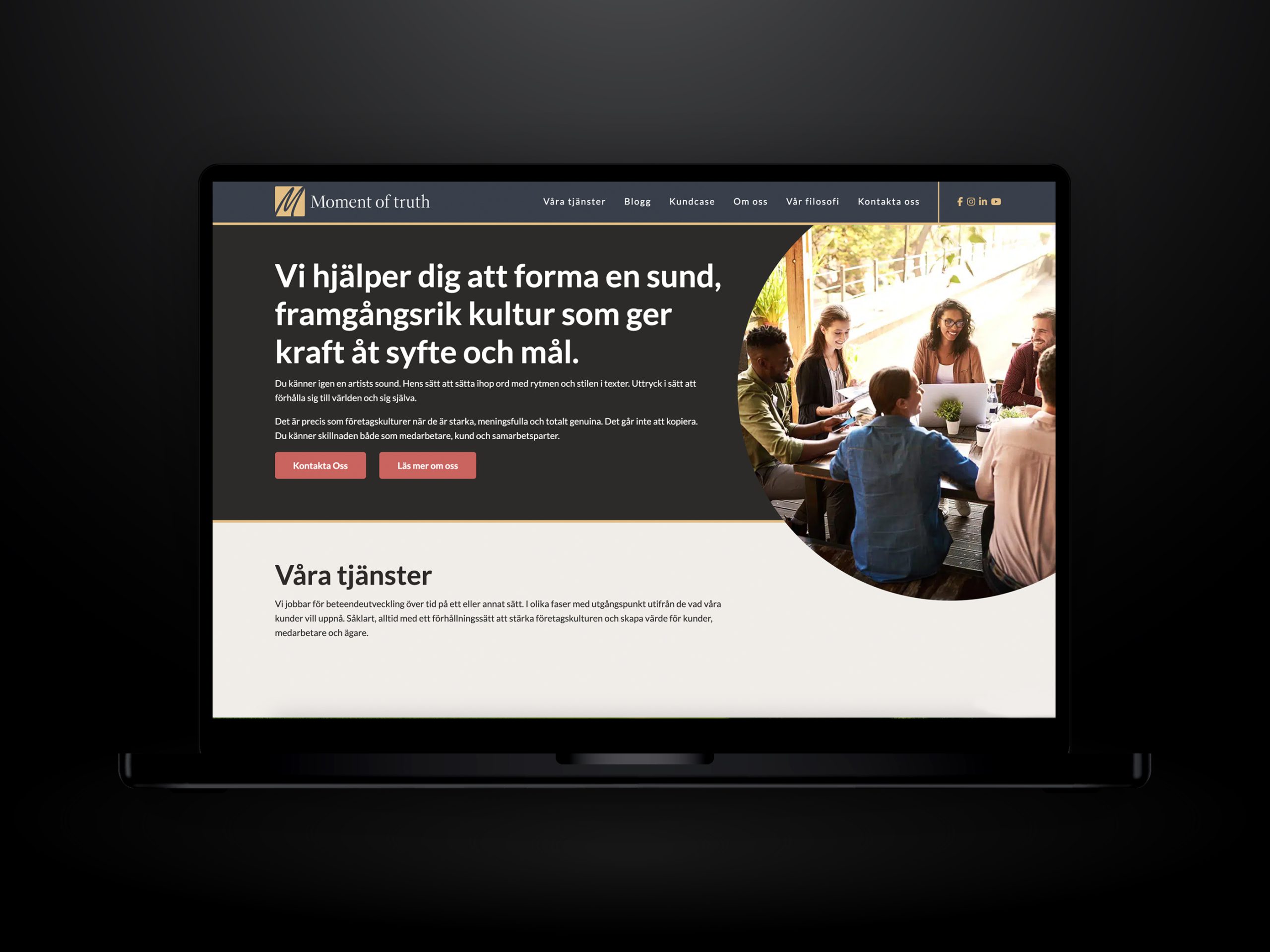 Webbutveckling.se - Moment of Truth - Hemsida i Wordpress