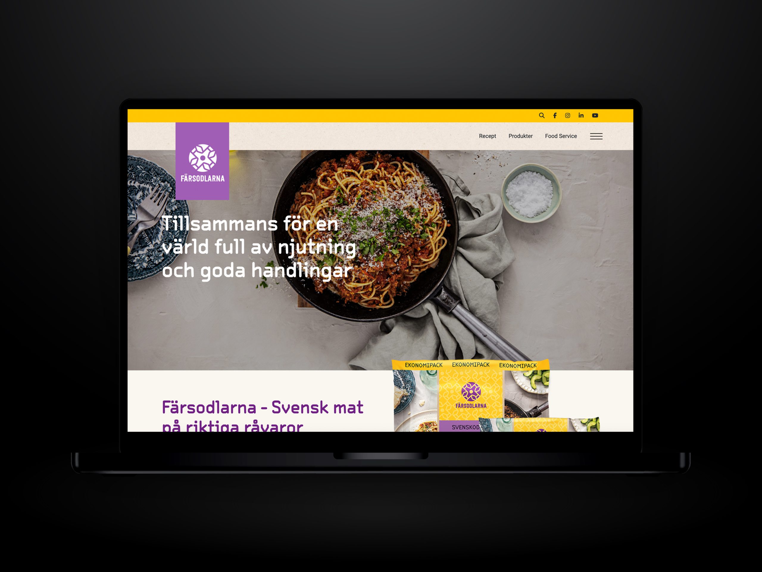 Webbutveckling.se - Färsodlarna - Hemsida i Wordpress
