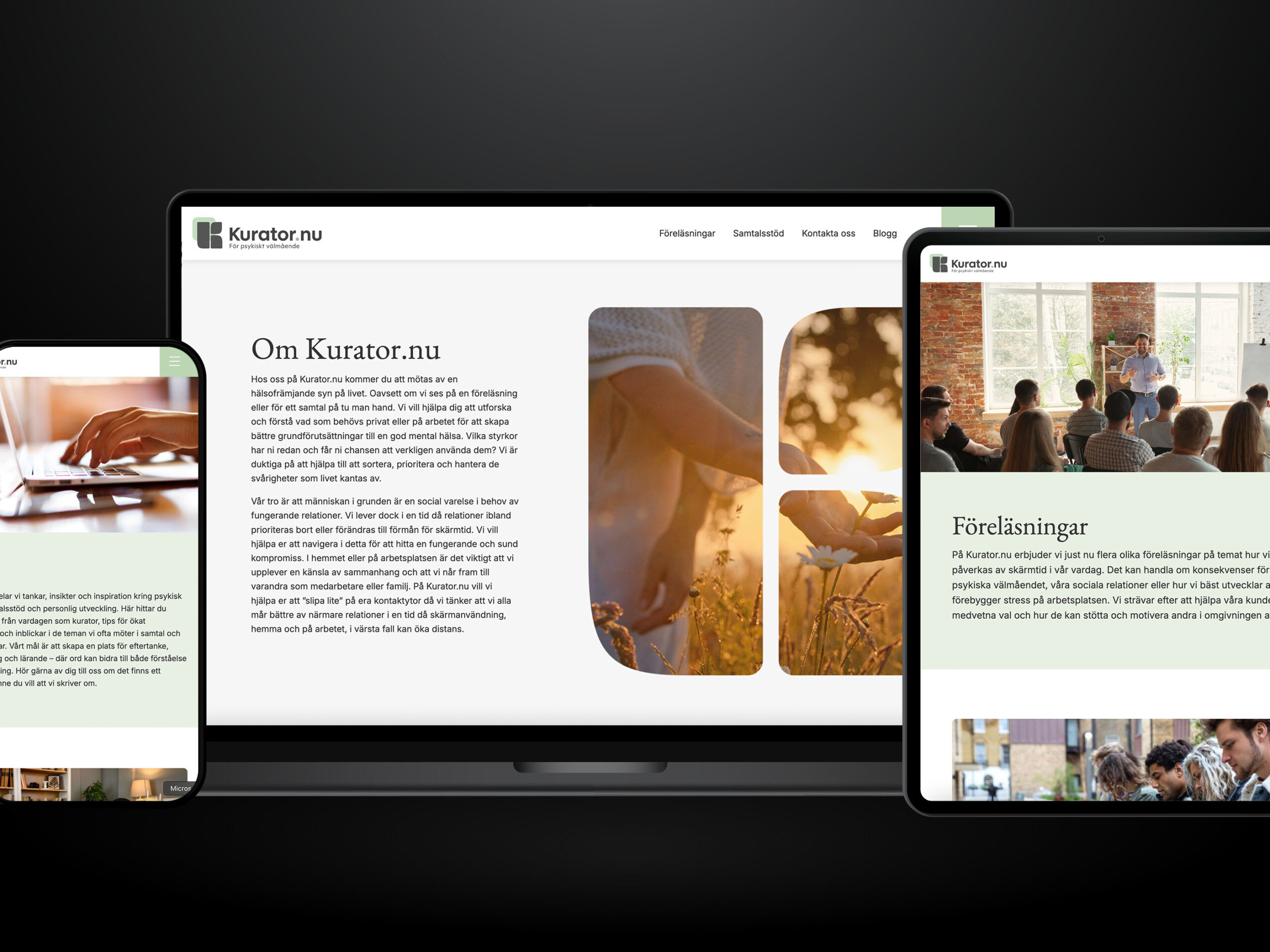 Webbutveckling.se - Kurator.nu - Hemsida i Wordpress